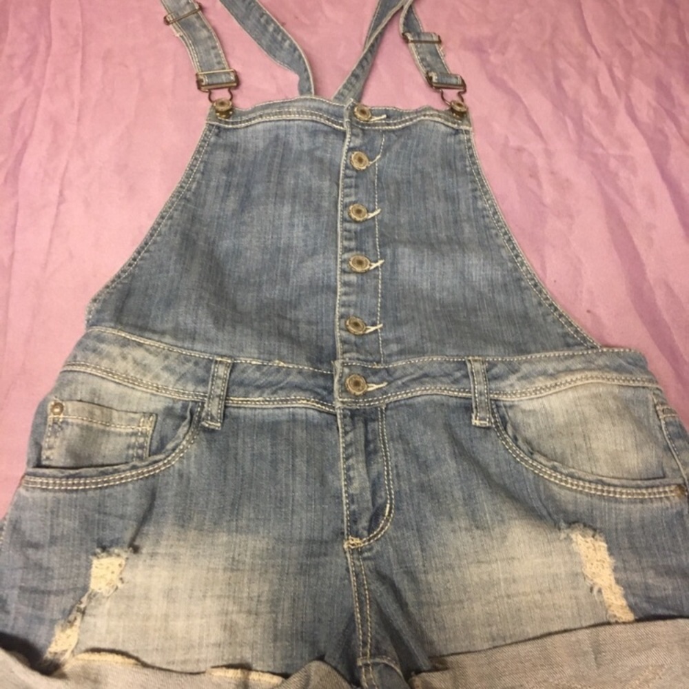 Almost Famous denim overalls